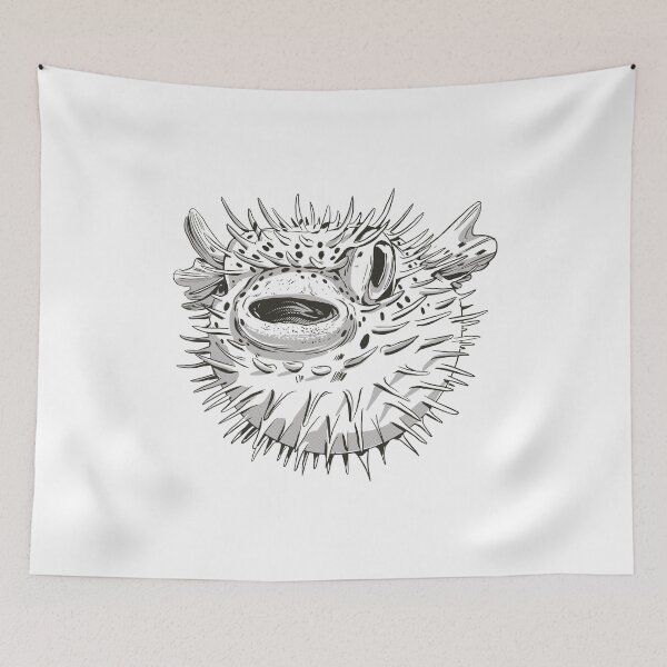 Item preview, Puffer fish, porcupine fish designed and sold by DerSenat.