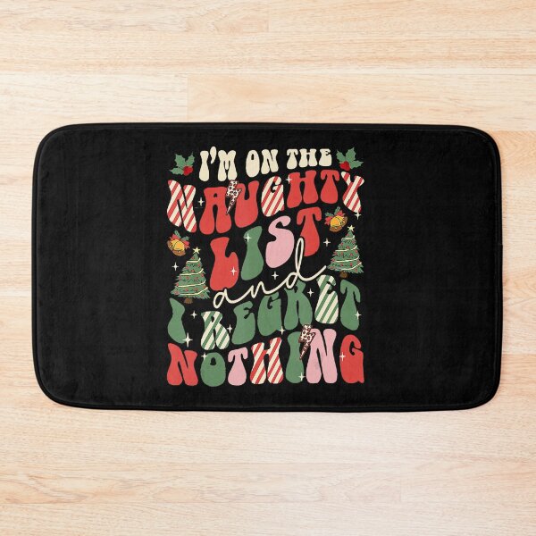 Item preview, Groovy On The Naughty List And I Regret Nothing Christmas designed and sold by IsraelCastro.
