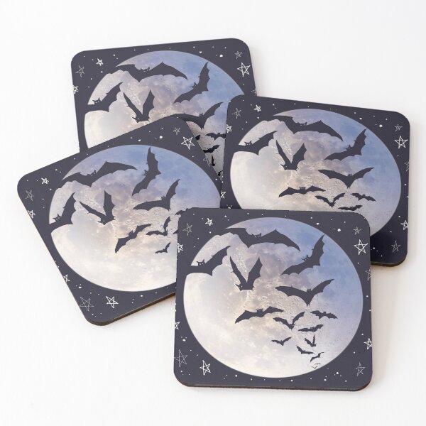 Item preview, Bats and Moon designed and sold by Eva Nev.