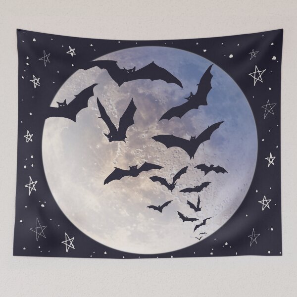 Item preview, Bats and Moon designed and sold by Eva Nev.