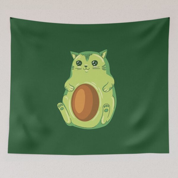 Item preview, avocado cat designed and sold by DerSenat.