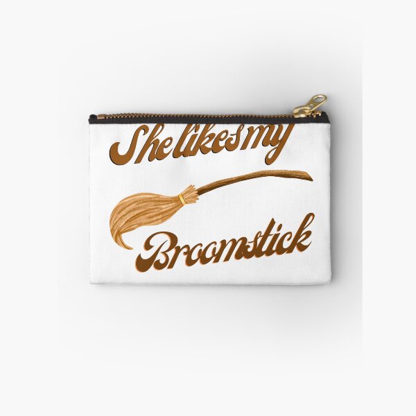 Item preview, Funny She Likes My Broomstick  designed and sold by TheCreativeFab.