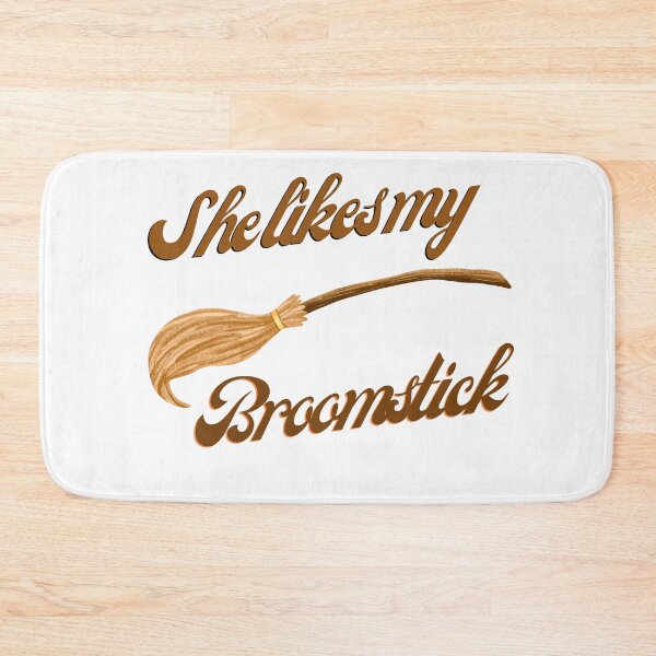 Item preview, Funny She Likes My Broomstick  designed and sold by TheCreativeFab.