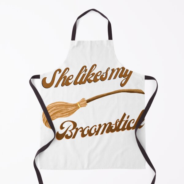 Item preview, Funny She Likes My Broomstick  designed and sold by TheCreativeFab.