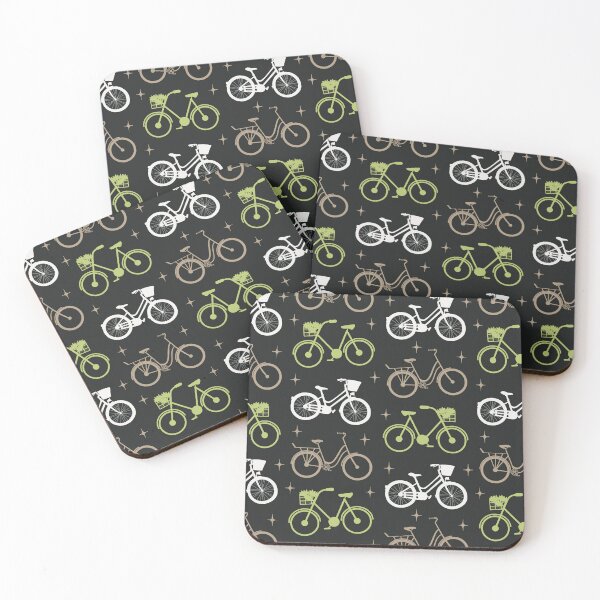 Item preview, Bicycles Pattern Black And Grey  designed and sold by SeemDev786.