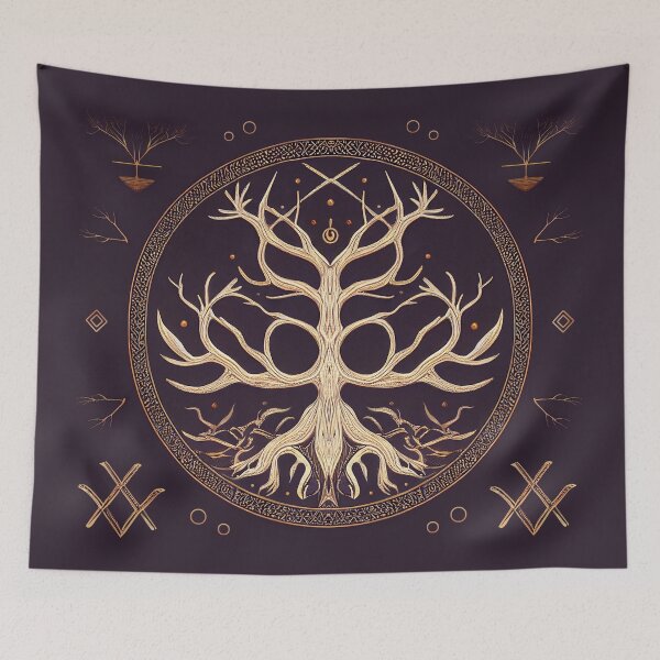 Item preview, Yggdrasil Tree, Yggdrasil Oak Tree, Pagan Tree designed and sold by Armiyashi Dandzo.