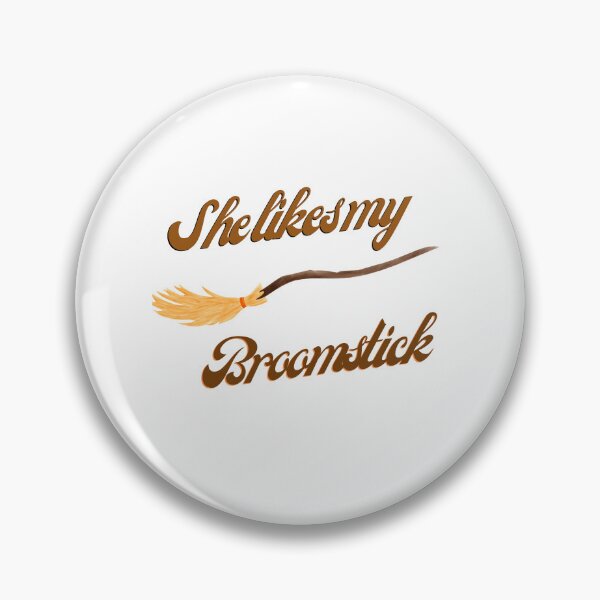 Item preview, Funny She Likes My Broomstick  designed and sold by TheCreativeFab.
