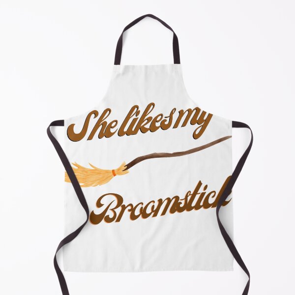 Item preview, Funny She Likes My Broomstick  designed and sold by TheCreativeFab.