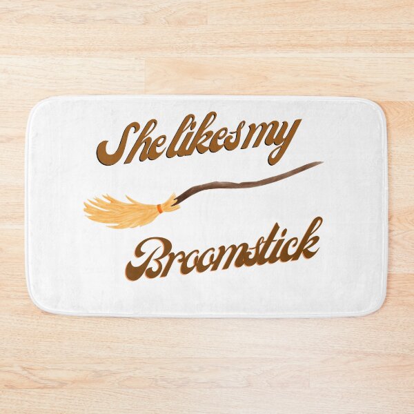Item preview, Funny She Likes My Broomstick  designed and sold by TheCreativeFab.