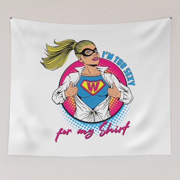 Item preview, Im Too Sexy For My Shirt, designed and sold by graphic-genie.