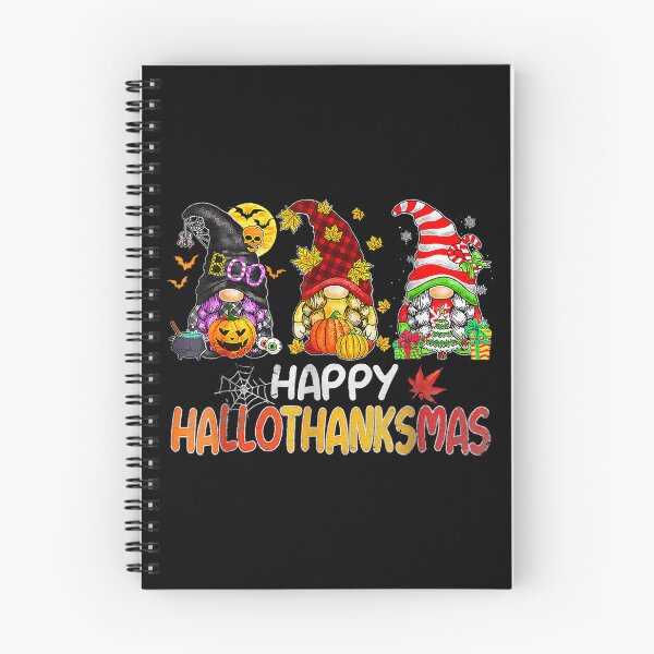 Item preview, Happy HalloThanksMas Gnomes Halloween Thanksgiving Christmas designed and sold by IsraelCastro.