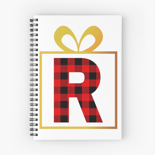 Item preview, Christmas Buffalo Plaid Letter R designed and sold by Coffee Lifestyle.
