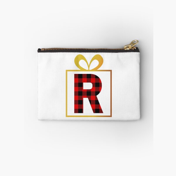 Item preview, Christmas Buffalo Plaid Letter R designed and sold by Coffee Lifestyle.