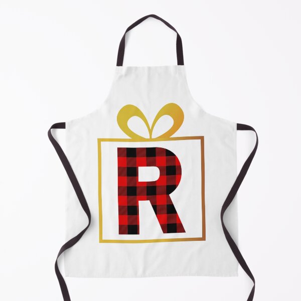 Item preview, Christmas Buffalo Plaid Letter R designed and sold by Coffee Lifestyle.