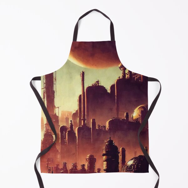 Item preview, Atom Punk Cityscape designed and sold by AM FineArtPrints.