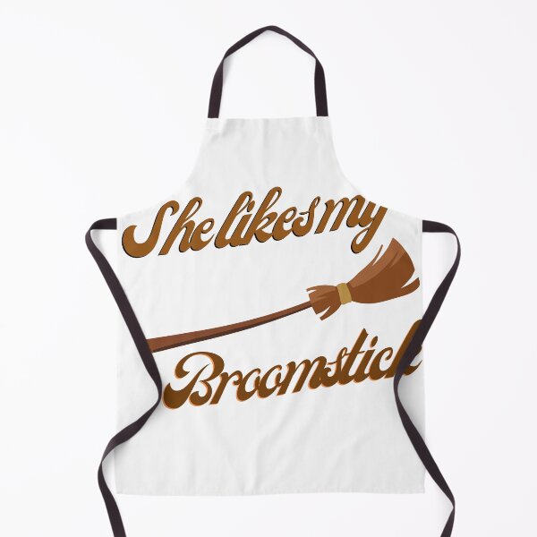 Item preview, Funny She Likes My Broomstick  designed and sold by TheCreativeFab.