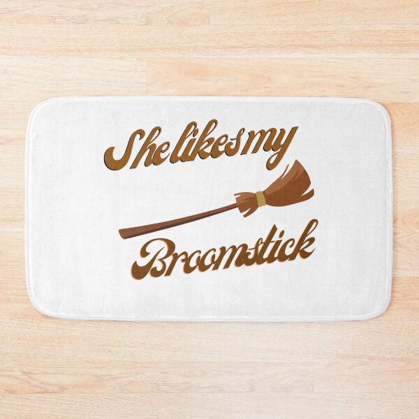 Item preview, Funny She Likes My Broomstick  designed and sold by TheCreativeFab.