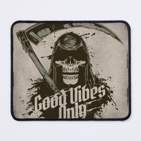 Item preview, Spooky Grim Reaper Sends Good Vibes Your Way! designed and sold by Aniverselabs.