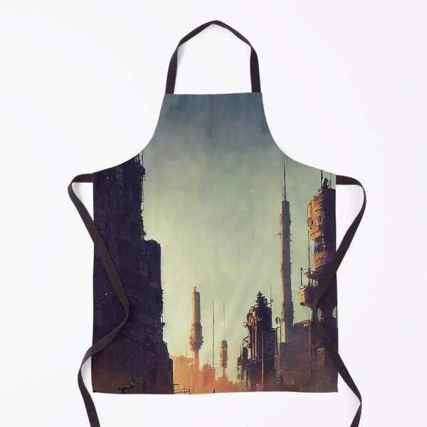 Item preview, Atom Punk Cityscape designed and sold by AM FineArtPrints.