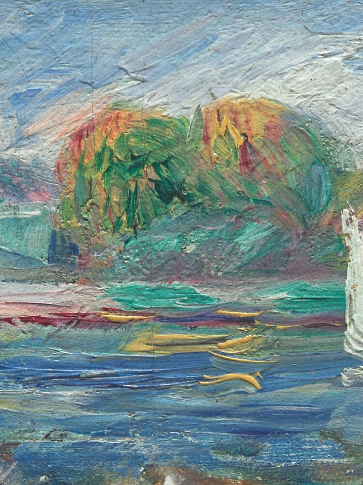 The Blue River Oil Painting by Auguste Renoir by podartist