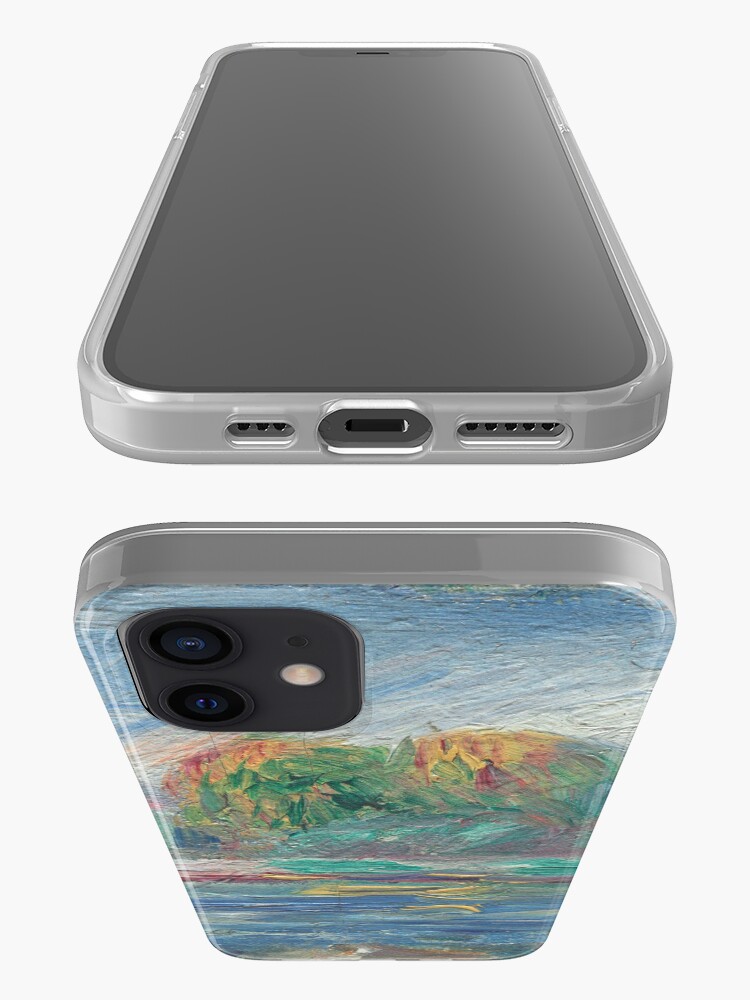 Alternate view of The Blue River Oil Painting by Auguste Renoir iPhone Case & Cover