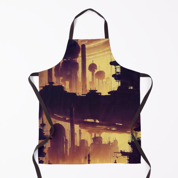 Item preview, Atom Punk Cityscape designed and sold by AM FineArtPrints.