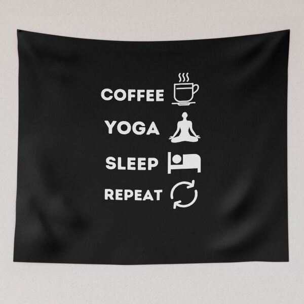 Item preview, Coffee Yoga Sleep Repeat  designed and sold by OneDayCollected.