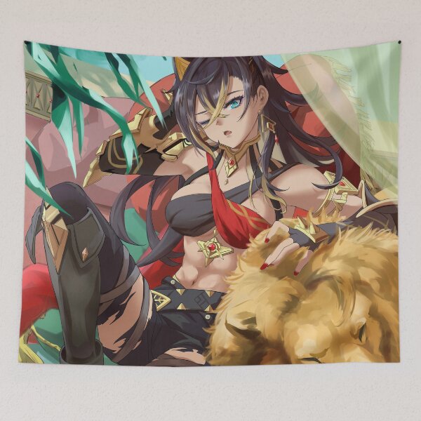 Item preview, Warrior Dehya Genshin Impact designed and sold by genshinwaifus.