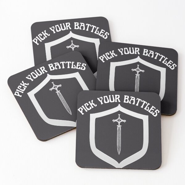 Item preview, Pick Your Battles, sword logo designed and sold by YZO-Design.