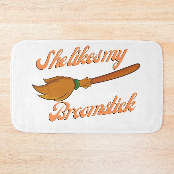Item preview, Funny She Likes My Broomstick  designed and sold by TheCreativeFab.