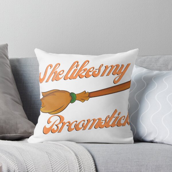 Item preview, Funny She Likes My Broomstick  designed and sold by TheCreativeFab.