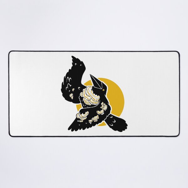 Item preview, Black Crow with Bracket Fungi designed and sold by boozkova-vorona.