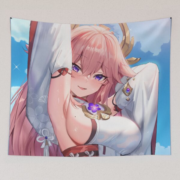 Item preview, Attractive Yae Miko Genshin Impact designed and sold by genshinwaifus.