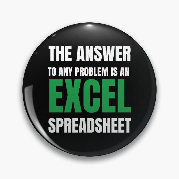 Aperçu de l'œuvre La réponse à tout problème est une feuille de calcul Excel créée et vendue par TomorrowQuotes.