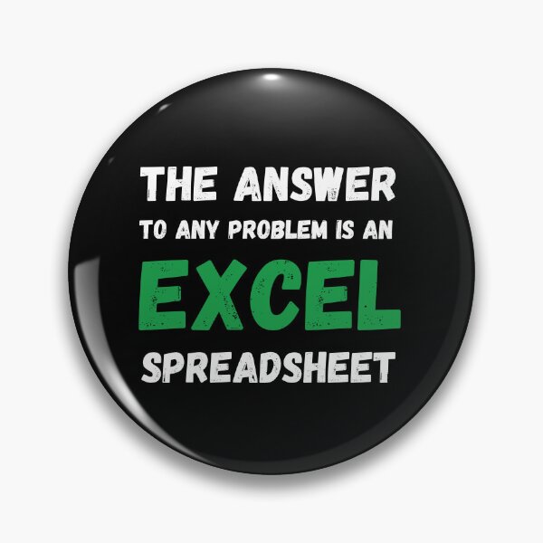 Aperçu de l'œuvre La réponse à tout problème est une feuille de calcul Excel créée et vendue par TomorrowQuotes.