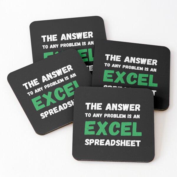 Item preview, The answer to any problem is an excel spreadsheet designed and sold by TomorrowQuotes.