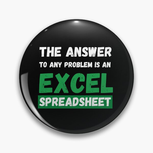 Item preview, The answer to any problem is an excel spreadsheet designed and sold by TomorrowQuotes.