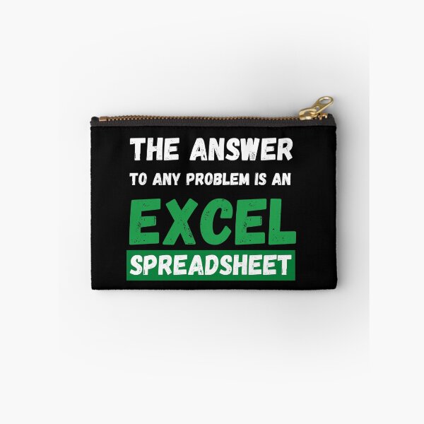 Item preview, The answer to any problem is an excel spreadsheet designed and sold by TomorrowQuotes.