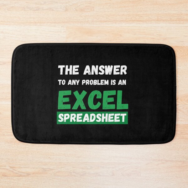 Item preview, The answer to any problem is an excel spreadsheet designed and sold by TomorrowQuotes.