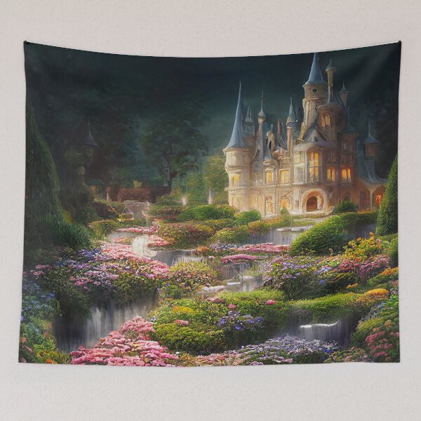 Item preview, Fantasy Mansion, Night Castle, Fantasy Kingdom designed and sold by SunDoor Art.