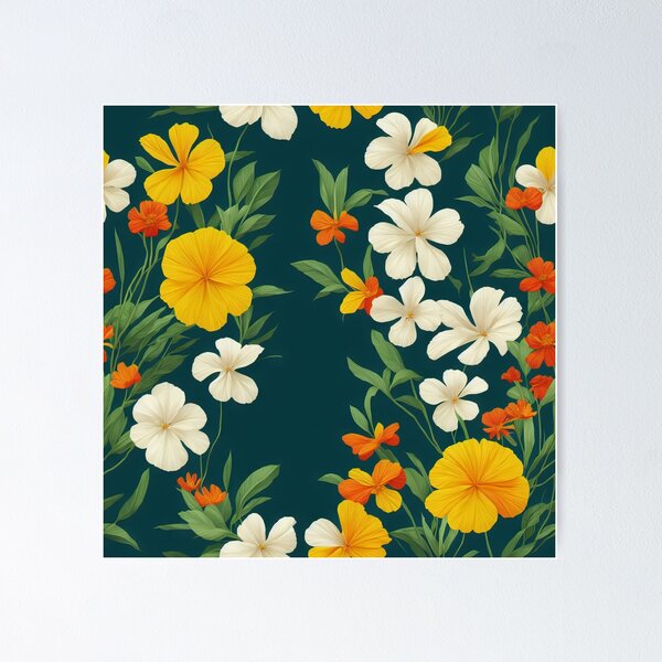 Artikelvorschau, Rustic Floral Design Pattern entworfen und verkauft von Purple-Horizon.