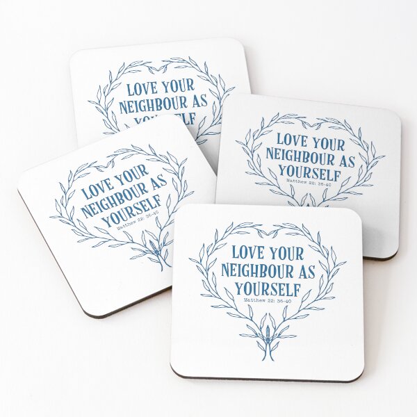 Item preview, Love Your Neighbour As Yourself Matthew 22 Verse 36-49 | Thanksgiving | Christian Art | Exaltation | Edification | Gospel designed and sold by MJDezigns.