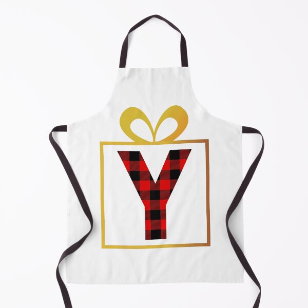 Item preview, Christmas Buffalo Plaid Letter Y designed and sold by Coffee Lifestyle.