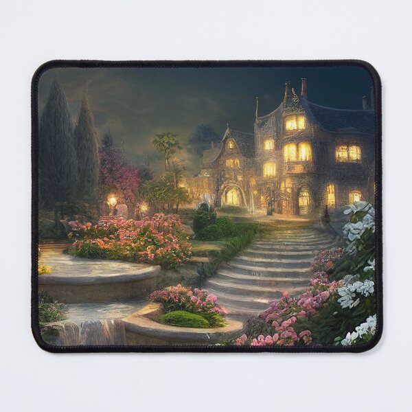 Item preview, Night Mansion, Fantasy Castle, Fairy Kingdom designed and sold by SunDoor Art.