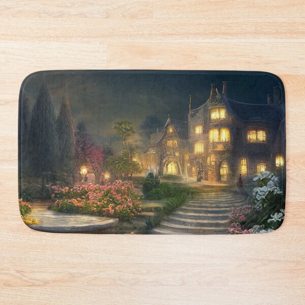 Item preview, Night Mansion, Fantasy Castle, Fairy Kingdom designed and sold by SunDoor Art.