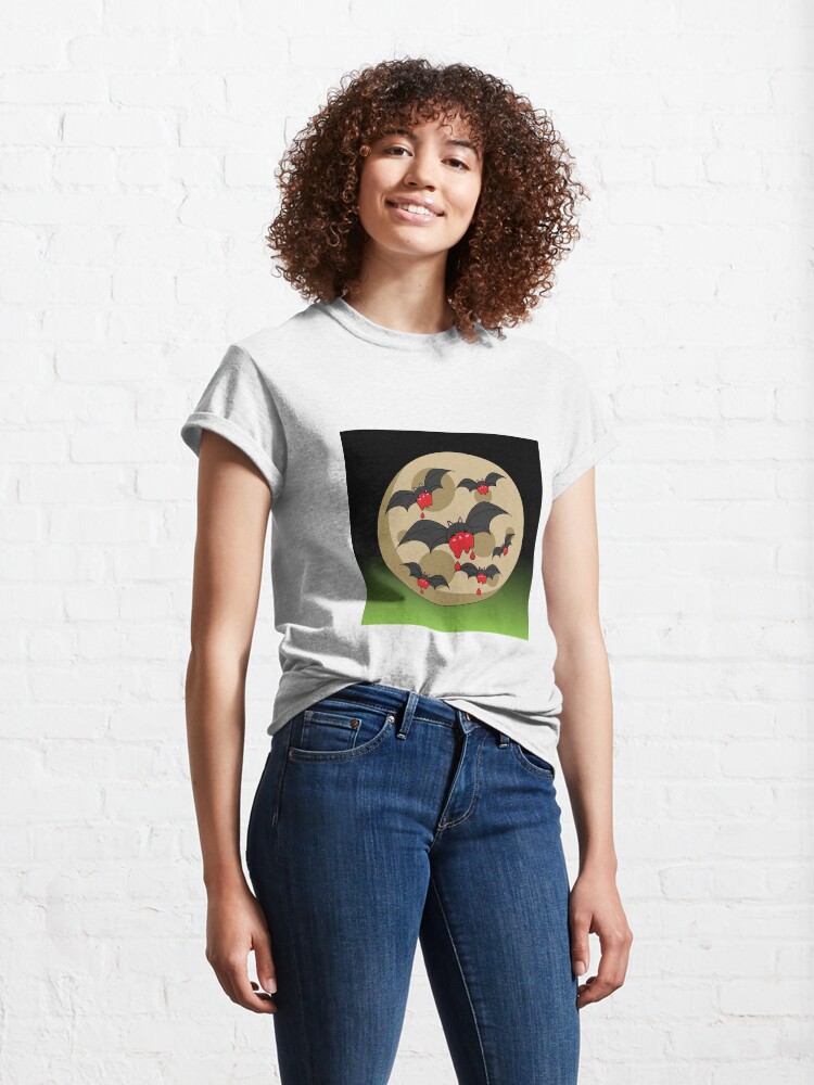 Alternate view of Ketchup Eater Vampire Bats Classic T-Shirt