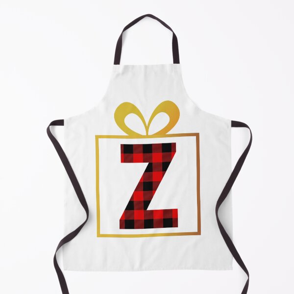 Item preview, Christmas Buffalo Plaid Letter Z designed and sold by Coffee Lifestyle.