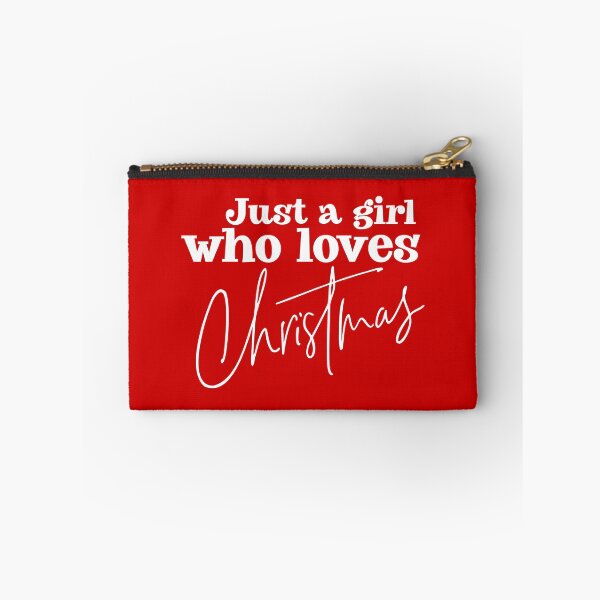 Item preview, Merry Christmas Quotes : Christmas Sayings , just a Girl Who Loves Christmas designed and sold by sweary12.