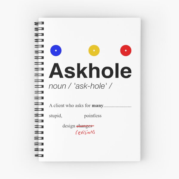 Item preview, Askhole For Graphic Designers designed and sold by peacefulcreator.