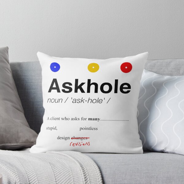 Item preview, Askhole For Graphic Designers designed and sold by peacefulcreator.